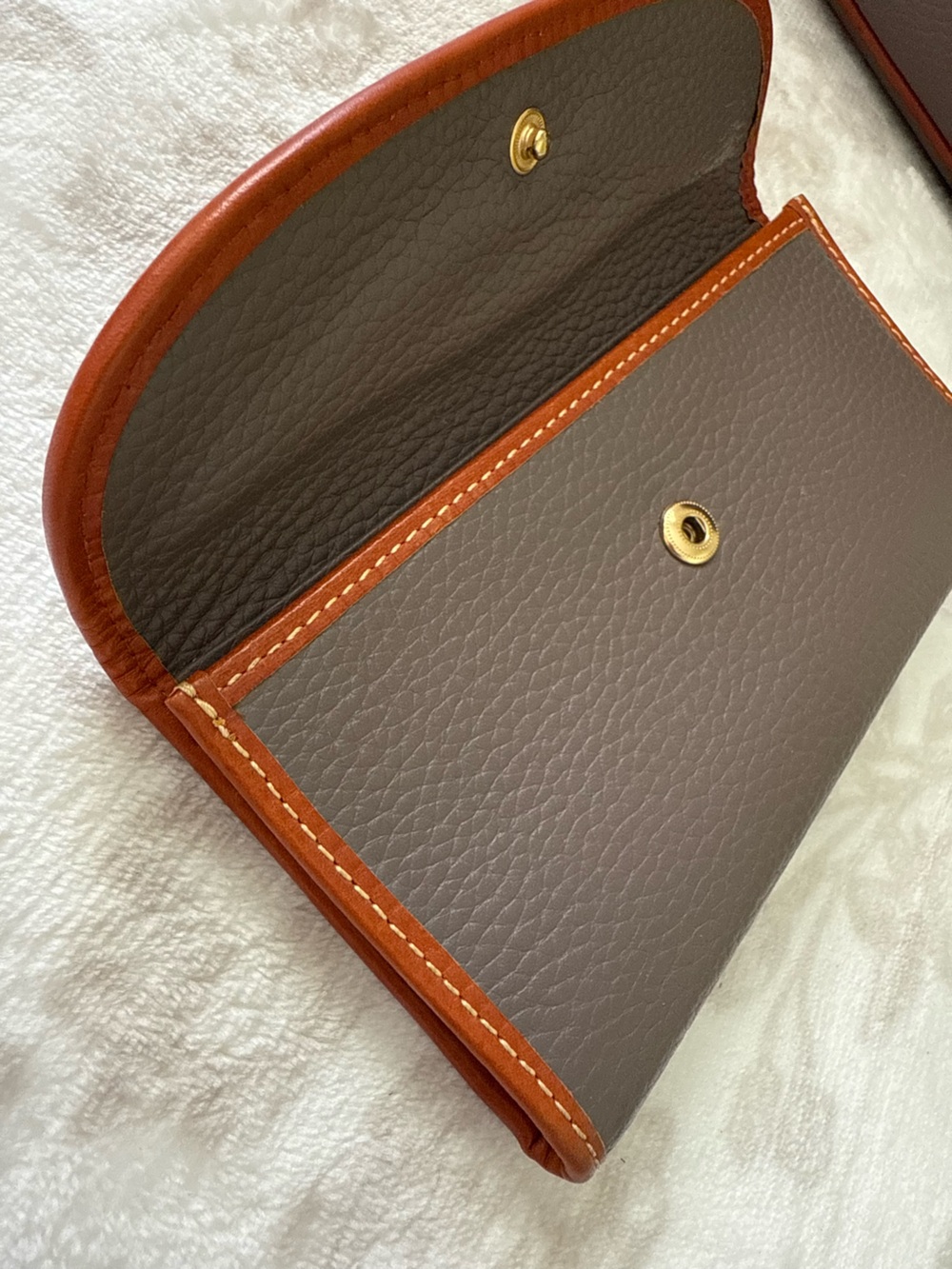 EUC DOONEY & BOURKE Pebble Grain Leather Continental Clutch Wallet - Picture 7 of 8